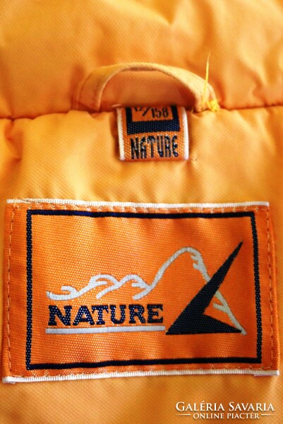 Nature brand, extra warm 158 hooded water-repellent children's jacket, for skiing, sledding