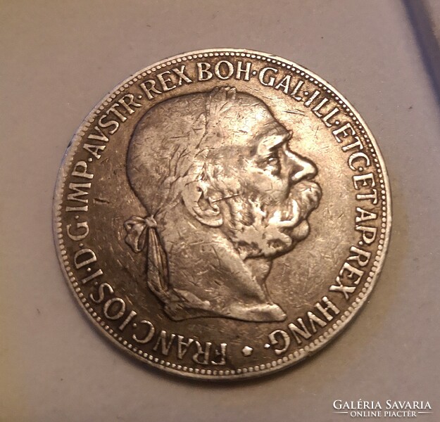 1900 Austrian 5 kroner ag 900
