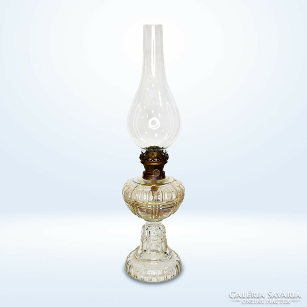 Antique table oil lamp