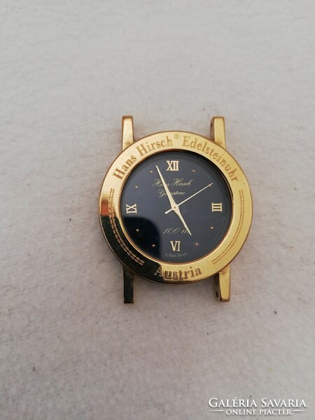 Hirsch gold-plated suit watch
