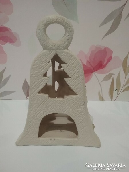Sophisticated large angelic candle holder 20 cm