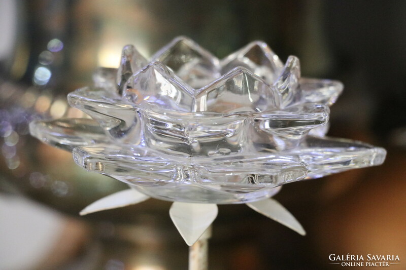 Water lily, fairy lily, lotus, water lily candle holder ii.