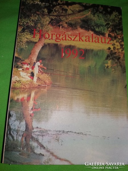 1990-1999 HORGÁSZKALAUZ évkönyvek kalendáriumok 9 db szép állapotban egyben a képek szerint