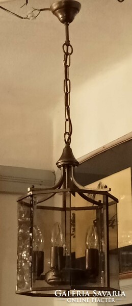 An old-style chandelier lamp for the foreground, anywhere