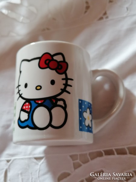 Hello Kitty porcelain moon cup, children's mug