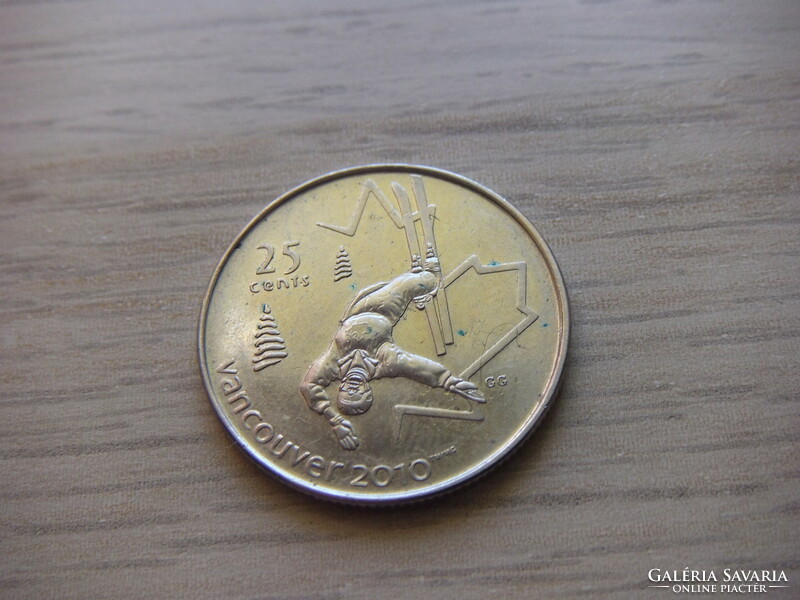 25 Cent 2008 - 2010 Canada (skiing)