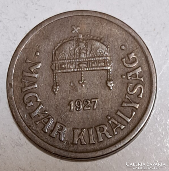 1927. 2 Fillér Magyar Királyság (938)