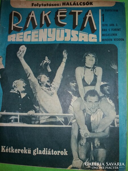 1978 1.és 18- 27 szám RAKÉTA REGÉNYÚJSÁG magazin 11.darab egyben a képek szerint