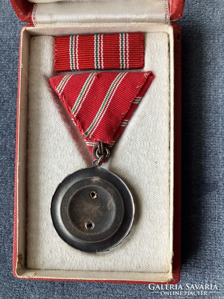 Service medal 1954-1964 with award miniature in box