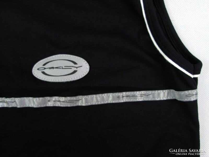 Original oakley (m / l) sporty black men's very soft elastic jersey