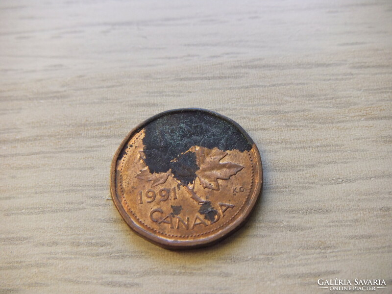 1 Cent 1991  Kanada