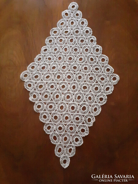 Crochet tablecloth. 68 X 40 cm