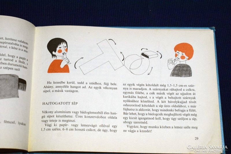 Jó játék a hang , a csend , Jánosi Sándor , Görög Júlia , oktató mese könyv , 1977 , Móra