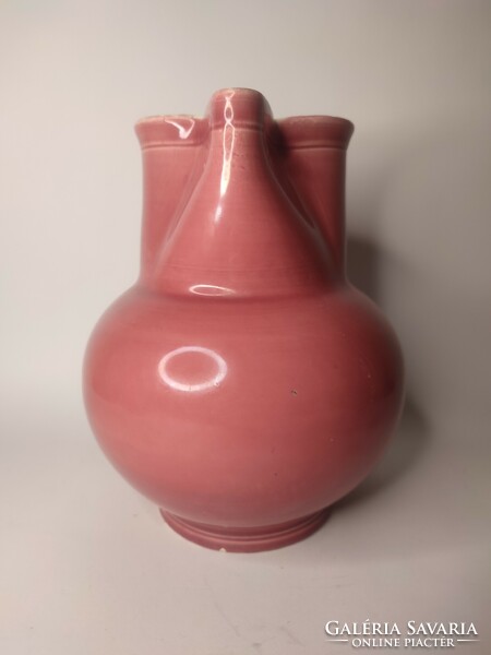 Old körmöcbánya marked pink jug similar to zsolnay