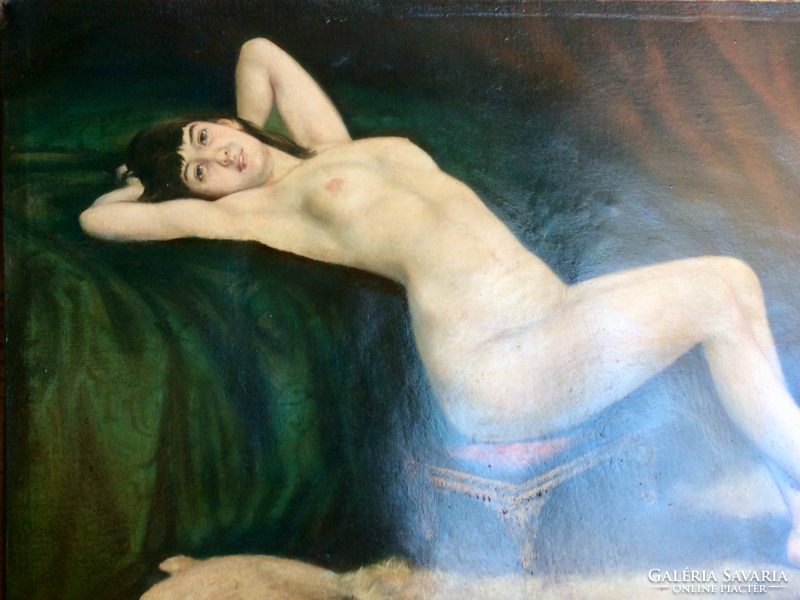 Oil painting - female nude