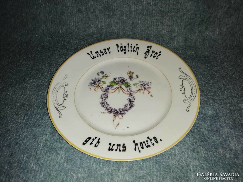 Old porcelain plate (a4)