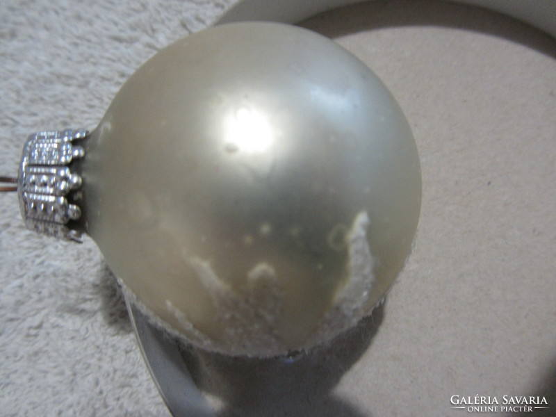 Christmas tree ornament, sphere--retro--5cm