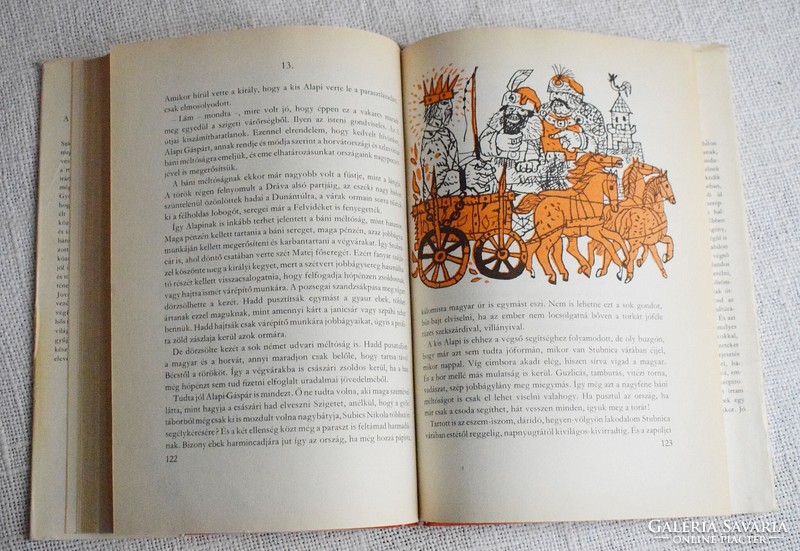 György Szántó, the three iron crowns, folk tales, storybook, móra 1975