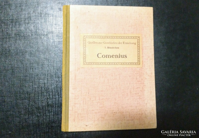 Comenius - Orbis Pictus, Didactica Magna - gót betűs német nyelvű