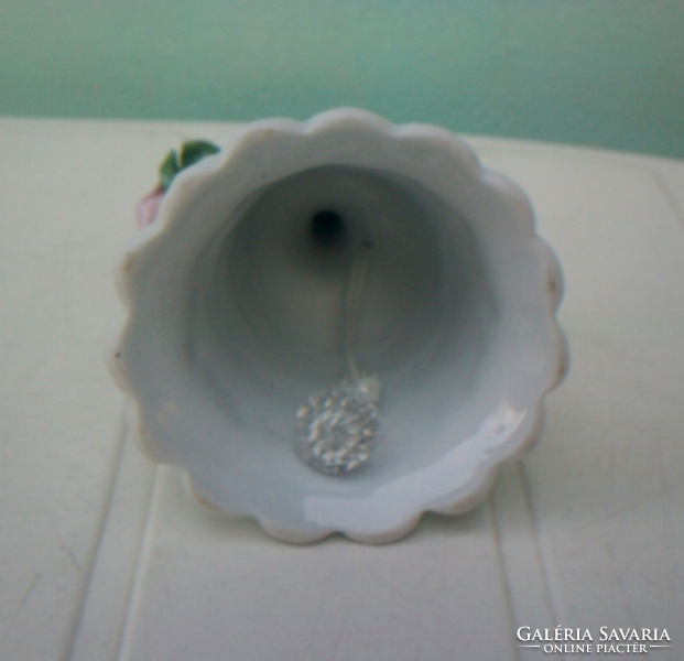 Szépséges porcelán csengő, NAGY méret,  15 cm