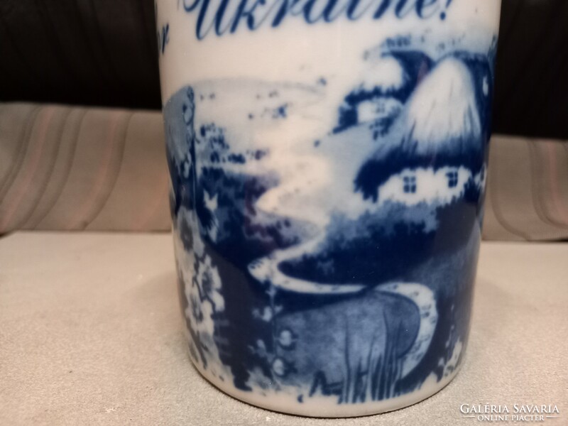 Pray for ukraine! Kiev Ukrainian porcelain mug