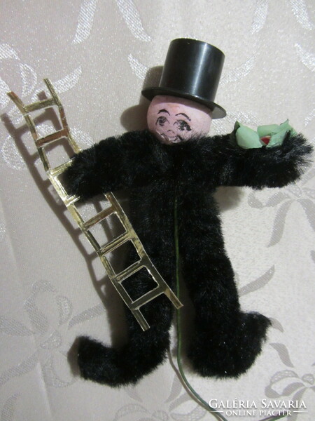 Lucky chimney sweep, New Year's greeting