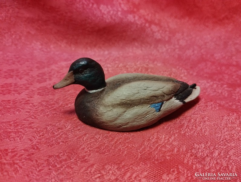 Miniature ceramic wild duck