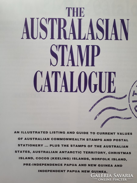 Australian and Oceania stamp catalog 1994 seven seas stamps edition