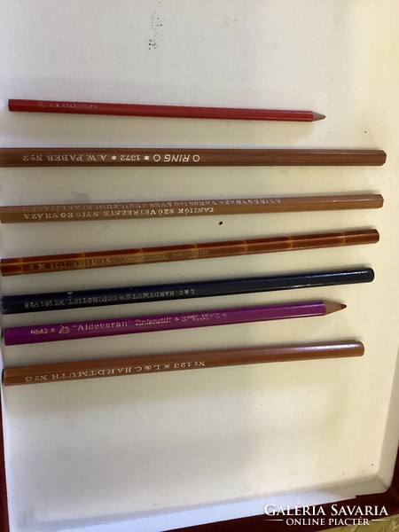 Dédim's pencils in the 1920s, 7 pcs