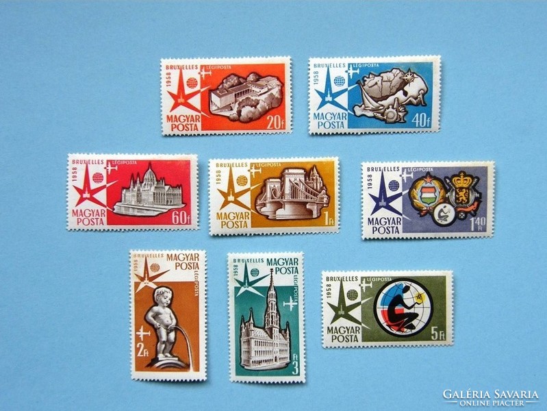 (Z) 1958. Brussels World Exhibition row** - (cat.: 800.-)