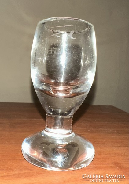 Ilkovics delicacy liqueur bottle + glass