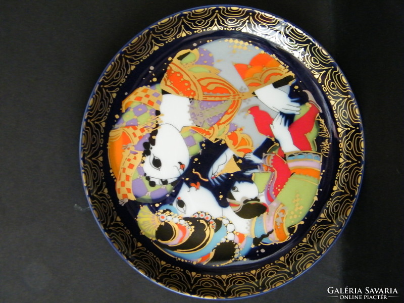 Rosenthal porcelain (björn wiinblad) decorative plate Aladdin and the magic lamp series xii. In a box