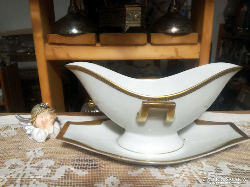 Empire elegant soup bowl and sauce bowl together - art&decoration