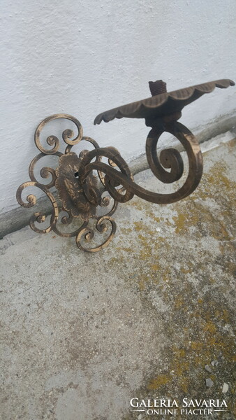 Old wall arm, candle holder