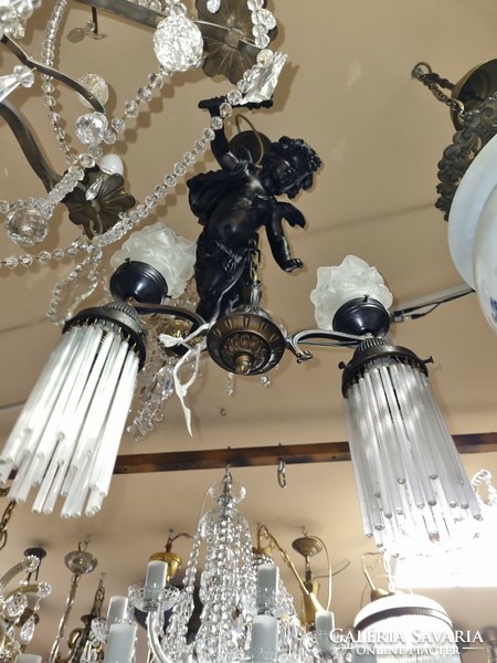 Old renovated angelic chandelier