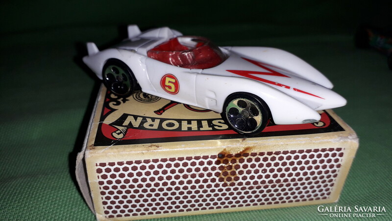 2007. Mattel - hot wheels - speed racer - mach 5 - 1:64 metal small car according to the pictures