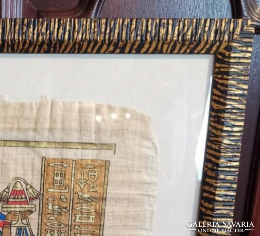 Egyiptomi papirusz kép kerettel