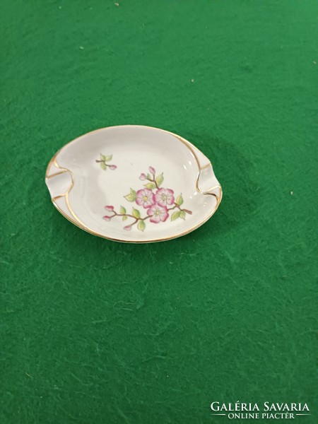 Beautiful hand painted porcelain ashtray