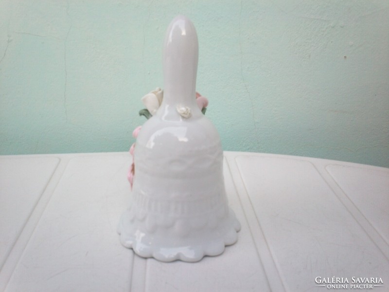 Szépséges porcelán csengő, NAGY méret,  15 cm