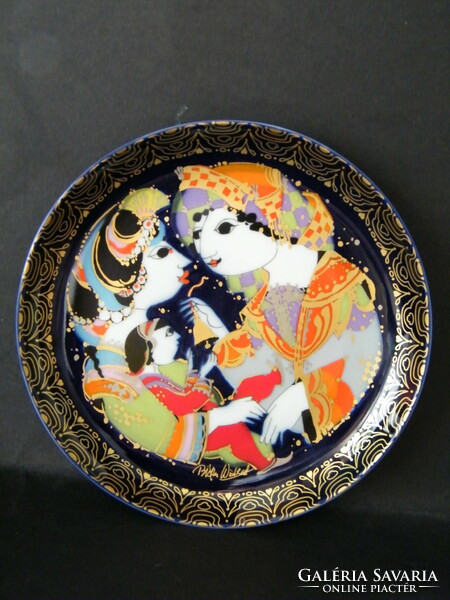 Rosenthal porcelain (björn wiinblad) decorative plate Aladdin and the magic lamp series xii. In a box