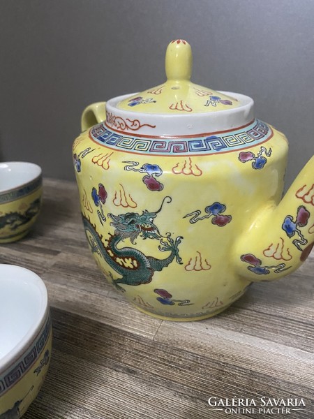 Kínai porcelán teáskészlet