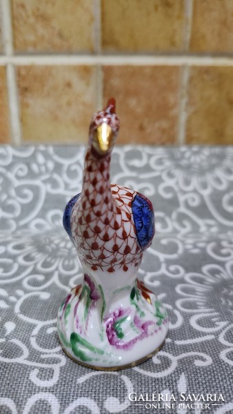 Rare guinea fowl with scale pattern from Herend