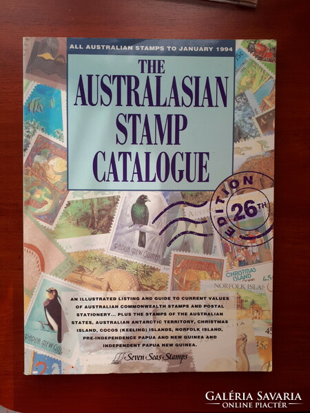 Australian and Oceania stamp catalog 1994 seven seas stamps edition