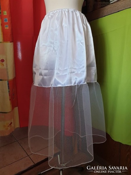 Wedding asz16 - satin and tulle white bridal petticoat