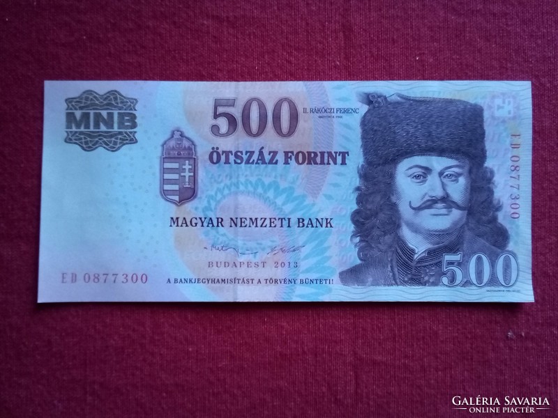500 Ft papír pénz hajtatlan gyönyörű állapotban 2013 UNC