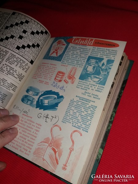 Régi 1961. V. évad EZERMESTER barkács hobby újság magazin szép állapot könyvbe kötve a képek szerint