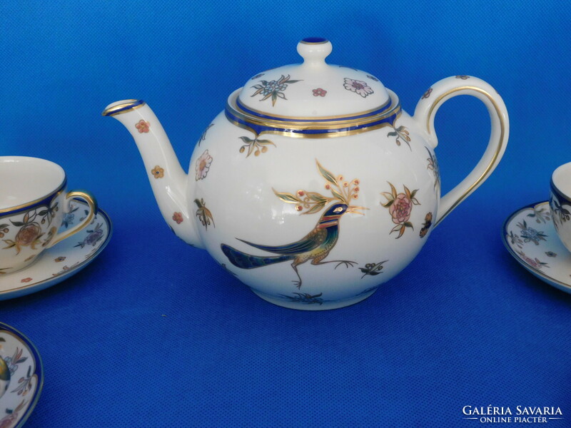 Zsolnay phoenix 6-piece tea set