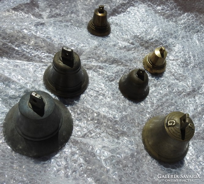 Bell collection - copper and bronze bells