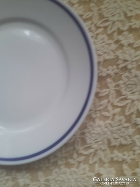 Zsolnay blue striped plate 24 cm