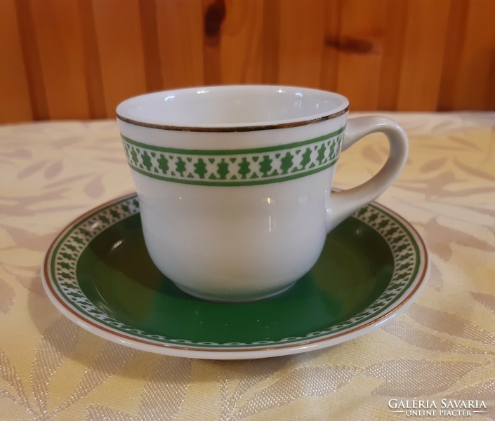 Hollóházi coffee set - 6-person porcelain coffee set with Tokaj pattern decor